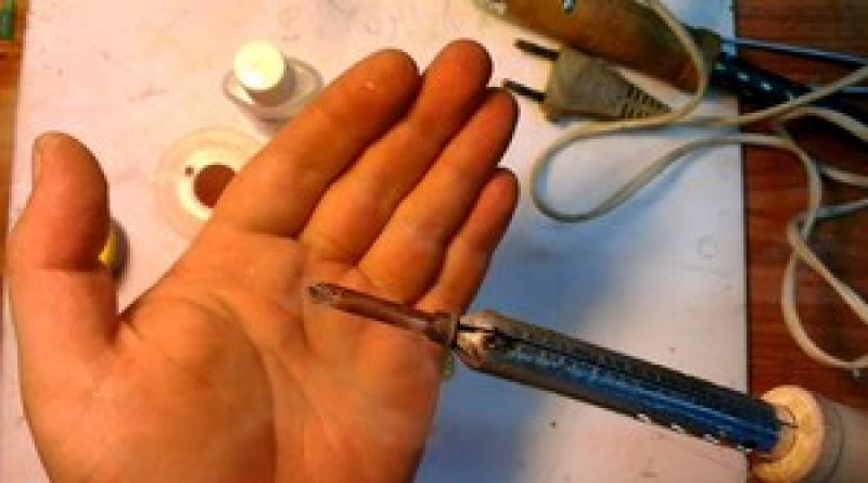 How to solder SMD chips How to solder small parts with a soldering iron